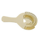 Cocktail Strainer Fine Filter Rust Proof Stainless Steel Portable Professional Bar Strainer for Home Party Bars Gold
