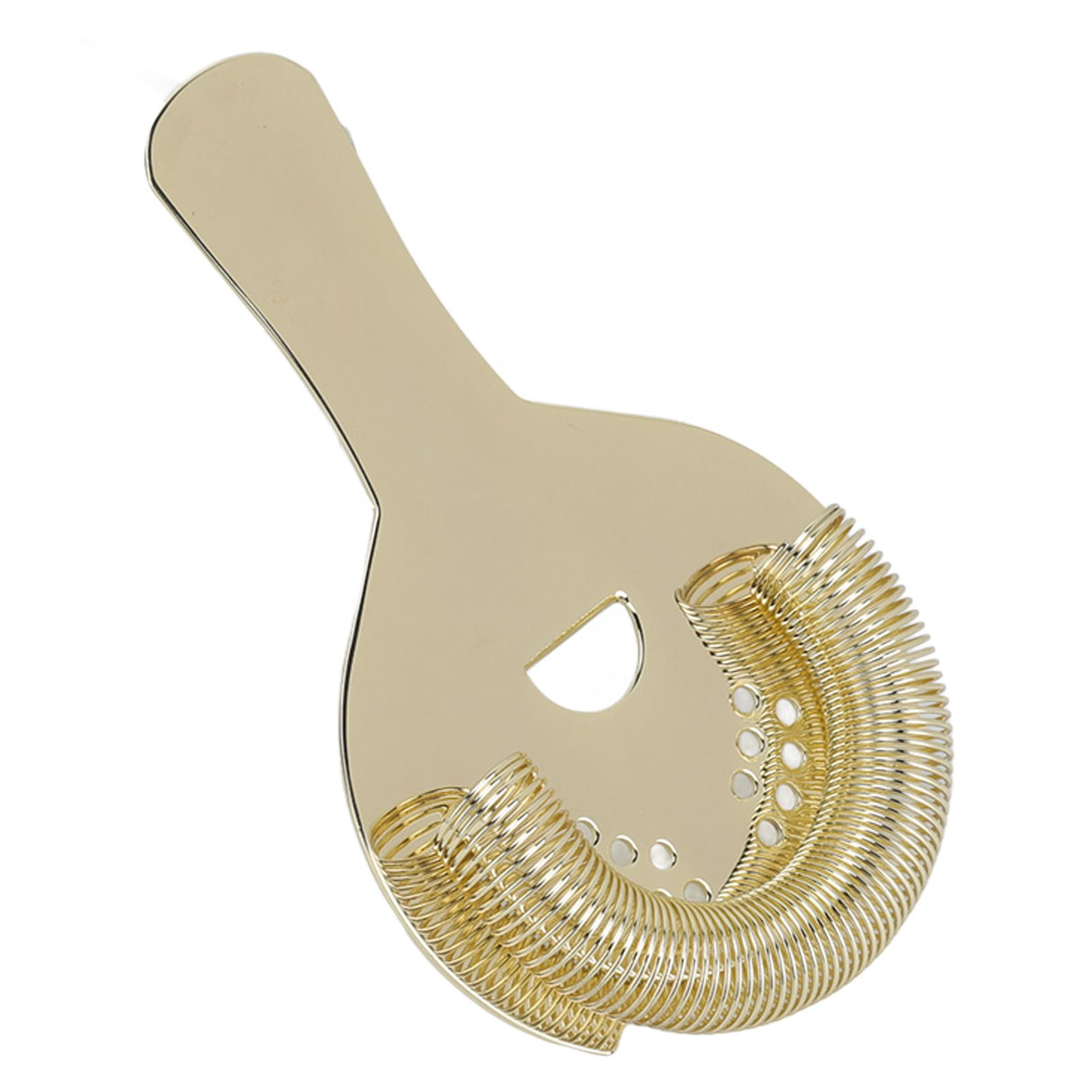 Cocktail Strainer Fine Filter Rust Proof Stainless Steel Portable Professional Bar Strainer for Home Party Bars Gold