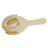 Cocktail Strainer Fine Filter Rust Proof Stainless Steel Portable Professional Bar Strainer for Home Party Bars Gold - Extra Image