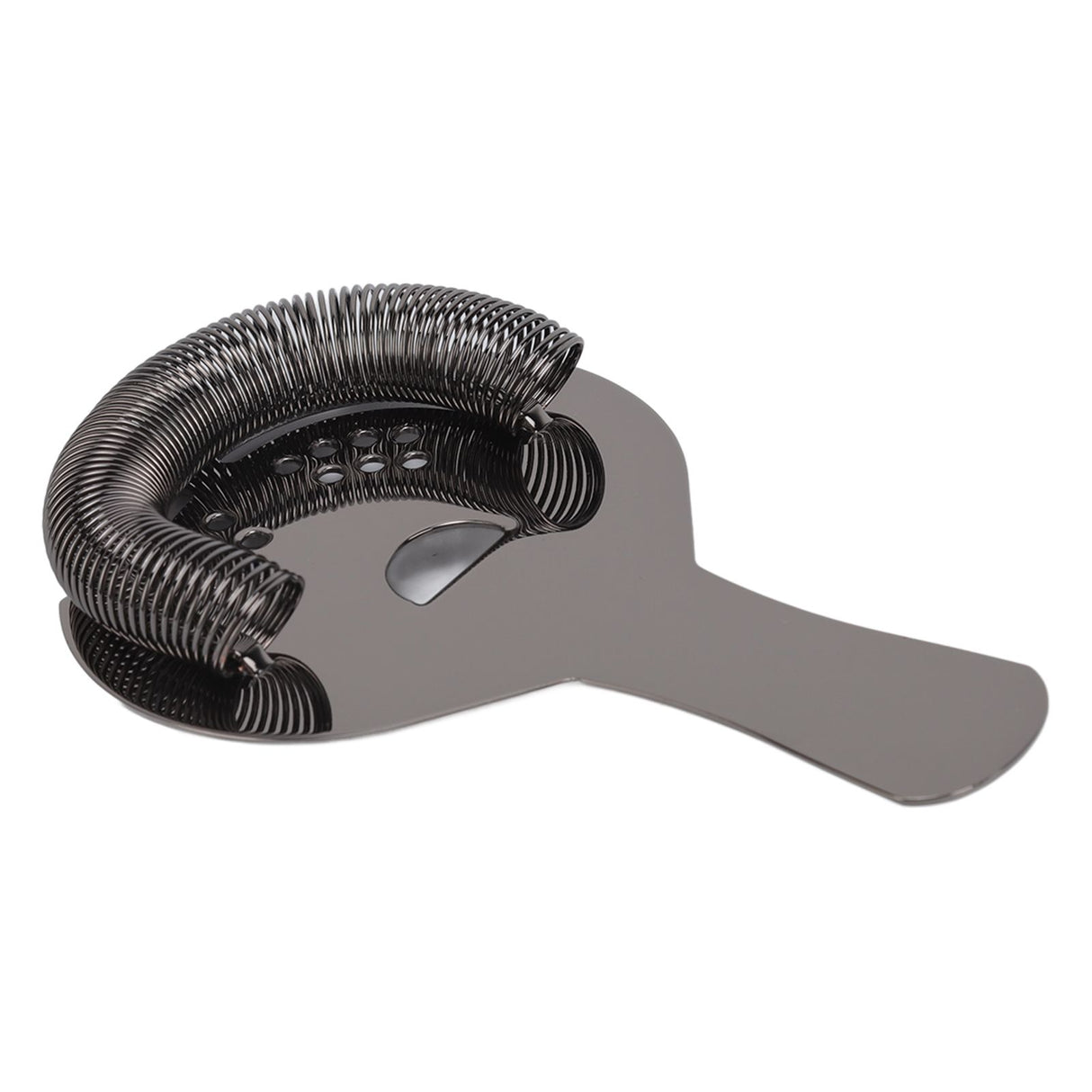 Cocktail Strainer Fine Filter Rust Proof Stainless Steel Portable Professional Bar Strainer for Home Party Bars Black