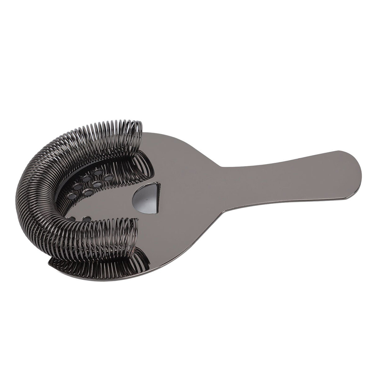 Cocktail Strainer Fine Filter Rust Proof Stainless Steel Portable Professional Bar Strainer for Home Party Bars Black