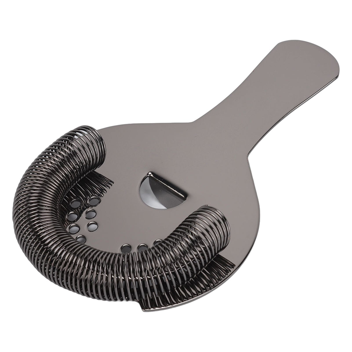 Cocktail Strainer Fine Filter Rust Proof Stainless Steel Portable Professional Bar Strainer for Home Party Bars Black