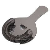 Cocktail Strainer Fine Filter Rust Proof Stainless Steel Portable Professional Bar Strainer for Home Party Bars Black - Extra Image