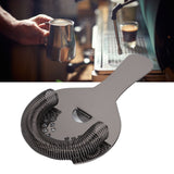 Cocktail Strainer Fine Filter Rust Proof Stainless Steel Portable Professional Bar Strainer for Home Party Bars Black - Extra Image