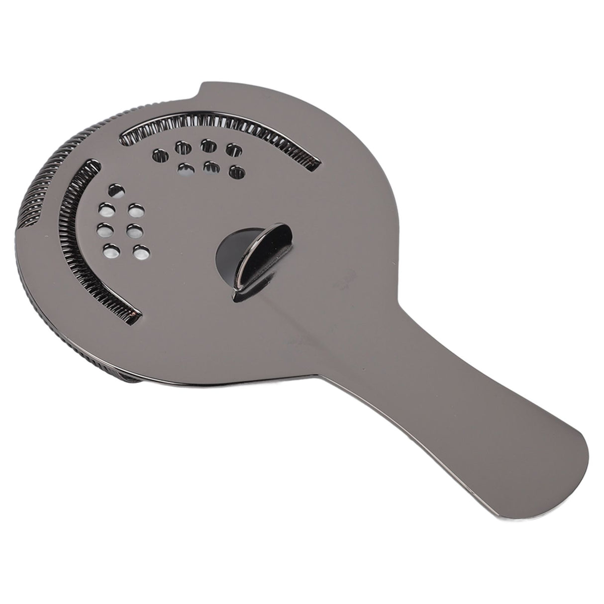 Cocktail Strainer Fine Filter Rust Proof Stainless Steel Portable Professional Bar Strainer for Home Party Bars Black