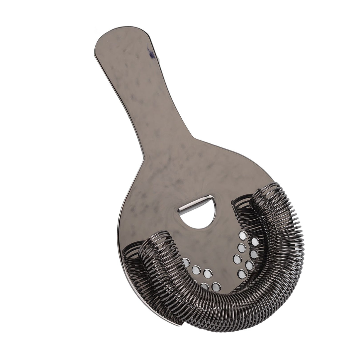 Cocktail Strainer Fine Filter Rust Proof Stainless Steel Portable Professional Bar Strainer for Home Party Bars Black