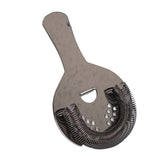 Cocktail Strainer Fine Filter Rust Proof Stainless Steel Portable Professional Bar Strainer for Home Party Bars Black - Extra Image