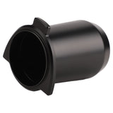 Coffee Powder Cup 54mm Aluminum Alloy Powder Feeder Cup Compact Lightweight Anti Flying Coffee Dosing Mug for Breville 8 Black