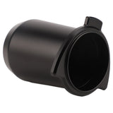 Coffee Powder Cup 54mm Aluminum Alloy Powder Feeder Cup Compact Lightweight Anti Flying Coffee Dosing Mug for Breville 8 Black