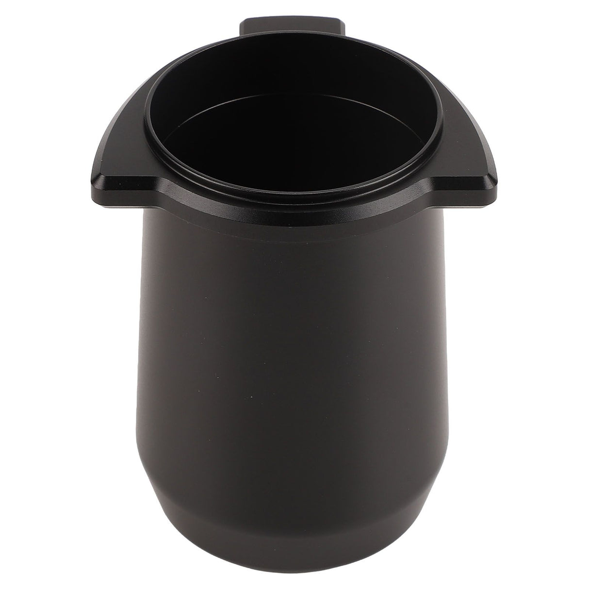 Coffee Powder Cup 54mm Aluminum Alloy Powder Feeder Cup Compact Lightweight Anti Flying Coffee Dosing Mug for Breville 8 Black
