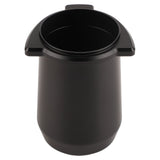 Coffee Powder Cup 54mm Aluminum Alloy Powder Feeder Cup Compact Lightweight Anti Flying Coffee Dosing Mug for Breville 8 Black