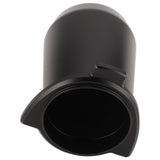 Coffee Powder Cup 54mm Aluminum Alloy Powder Feeder Cup Compact Lightweight Anti Flying Coffee Dosing Mug for Breville 8 Black