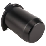 Coffee Powder Cup 54mm Aluminum Alloy Powder Feeder Cup Compact Lightweight Anti Flying Coffee Dosing Mug for Breville 8 Black