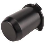 Coffee Powder Cup 54mm Aluminum Alloy Powder Feeder Cup Compact Lightweight Anti Flying Coffee Dosing Mug for Breville 8 Black