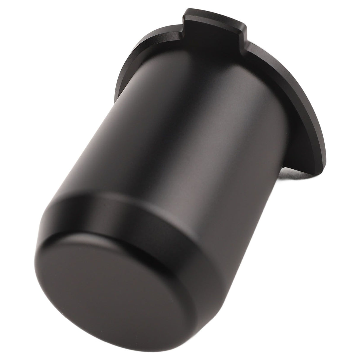 Coffee Powder Cup 54mm Aluminum Alloy Powder Feeder Cup Compact Lightweight Anti Flying Coffee Dosing Mug for Breville 8 Black