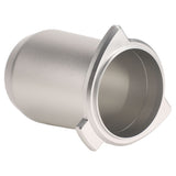 Coffee Powder Cup 54mm Aluminum Alloy Powder Feeder Cup Compact Lightweight Anti Flying Coffee Dosing Mug for Breville 8 Silver