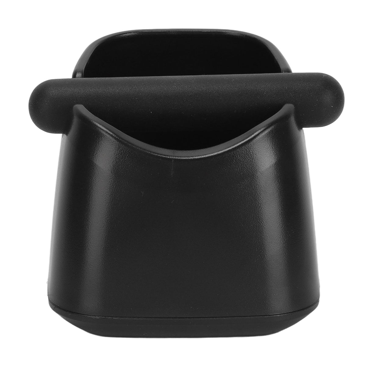 Coffee Knock Box Drop Resistant Prevent Slip Small Knock Container with Removable Knock Bar for Coffee Ground Black