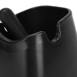 Coffee Knock Box Drop Resistant Prevent Slip Small Knock Container with Removable Knock Bar for Coffee Ground Black