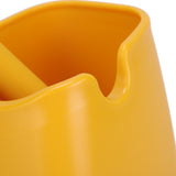 Coffee Knock Box Drop Resistant Prevent Slip Small Knock Container with Removable Knock Bar for Coffee Ground Yellow