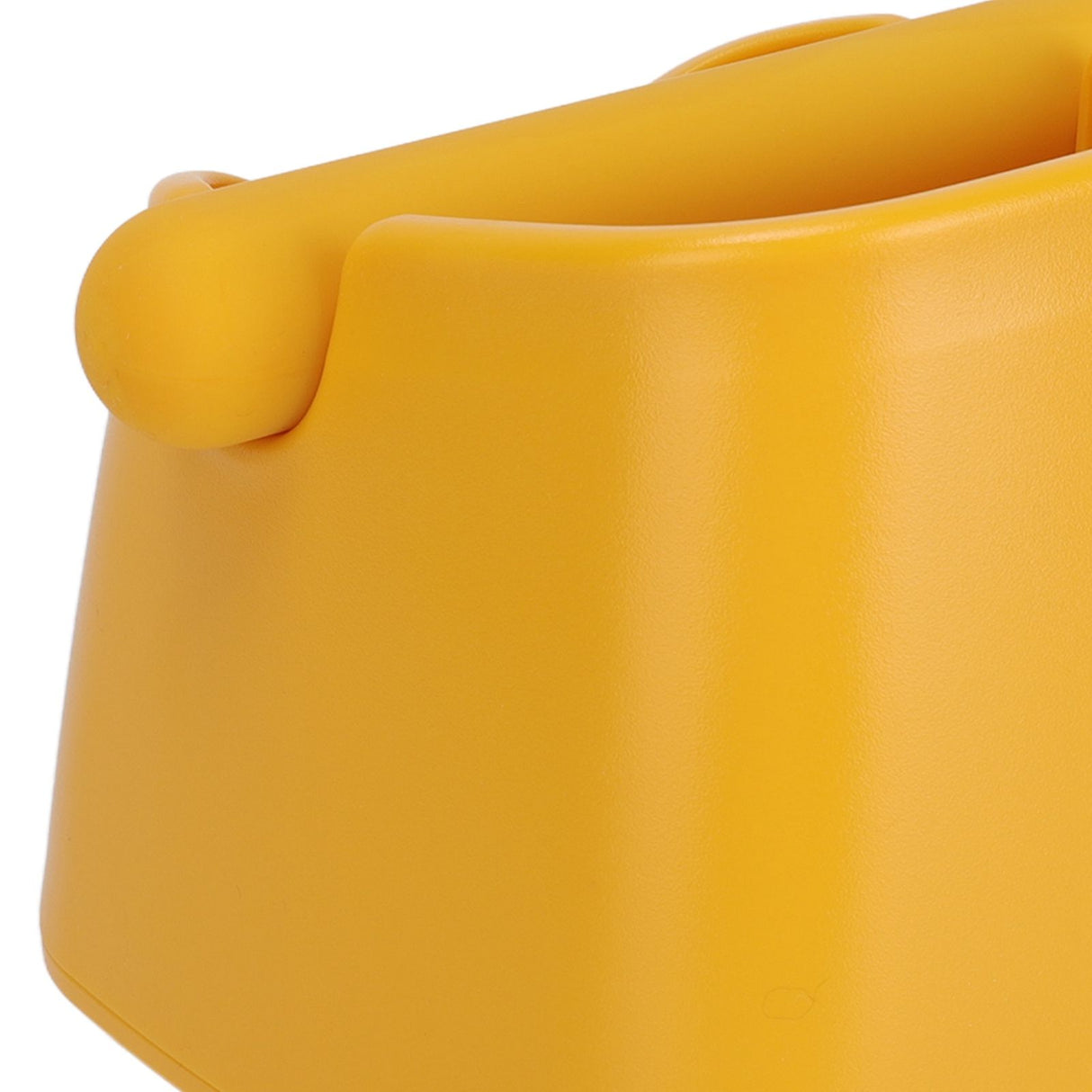 Coffee Knock Box Drop Resistant Prevent Slip Small Knock Container with Removable Knock Bar for Coffee Ground Yellow
