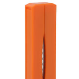Double Sided Sharpener Portable Emery Fan Shaped Folded Pocket Sharpener for Outdoor Garden Orange - Extra Image