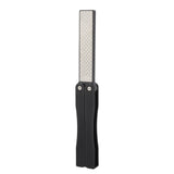 Pocket Knife Sharpener Multipurpose Double Sided Folded Knife Sharpening Stone for Sickle Outdoor Knife Kitchen Knife - Rear View