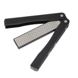 Pocket Knife Sharpener Multipurpose Double Sided Folded Knife Sharpening Stone for Sickle Outdoor Knife Kitchen Knife - Low Angle