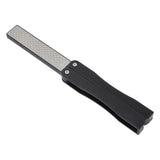 Pocket Knife Sharpener Multipurpose Double Sided Folded Knife Sharpening Stone for Sickle Outdoor Knife Kitchen Knife - Extra Image