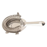 Stainless Steel Bar Strainer Multifunctional Cocktail Strainer Kitchen Household Wine Filter Colander - Side View