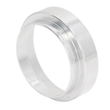 Coffee Dosing Ring Aluminium Leakage Proof Coffee Dosing Replacement Ring for Home Cafe 54mm/2.1in - Top-Down View