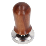 Coffee Tamper Separate Design Stainless Steel Ergonomic Wood Handle Portable Tamper Tool for Home Coffee Shop 58MM