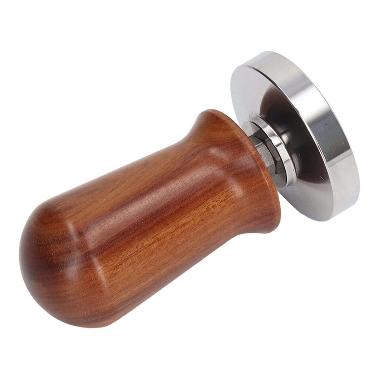 Coffee Tamper Separate Design Stainless Steel Ergonomic Wood Handle Portable Tamper Tool for Home Coffee Shop 58MM