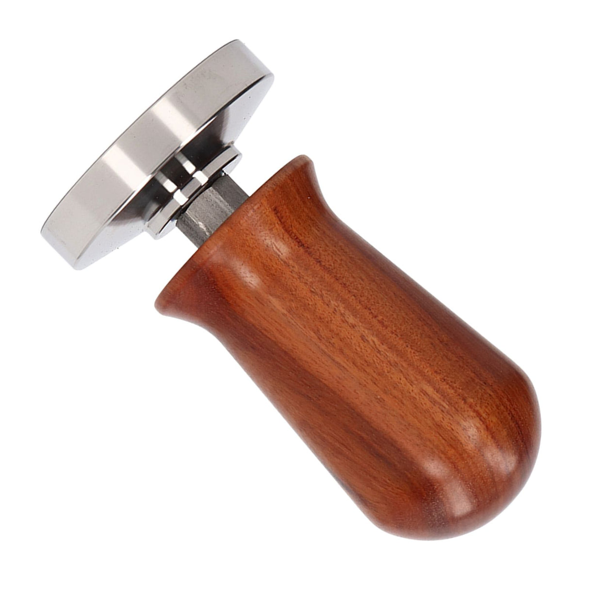 Coffee Tamper Separate Design Stainless Steel Ergonomic Wood Handle Portable Tamper Tool for Home Coffee Shop 58MM
