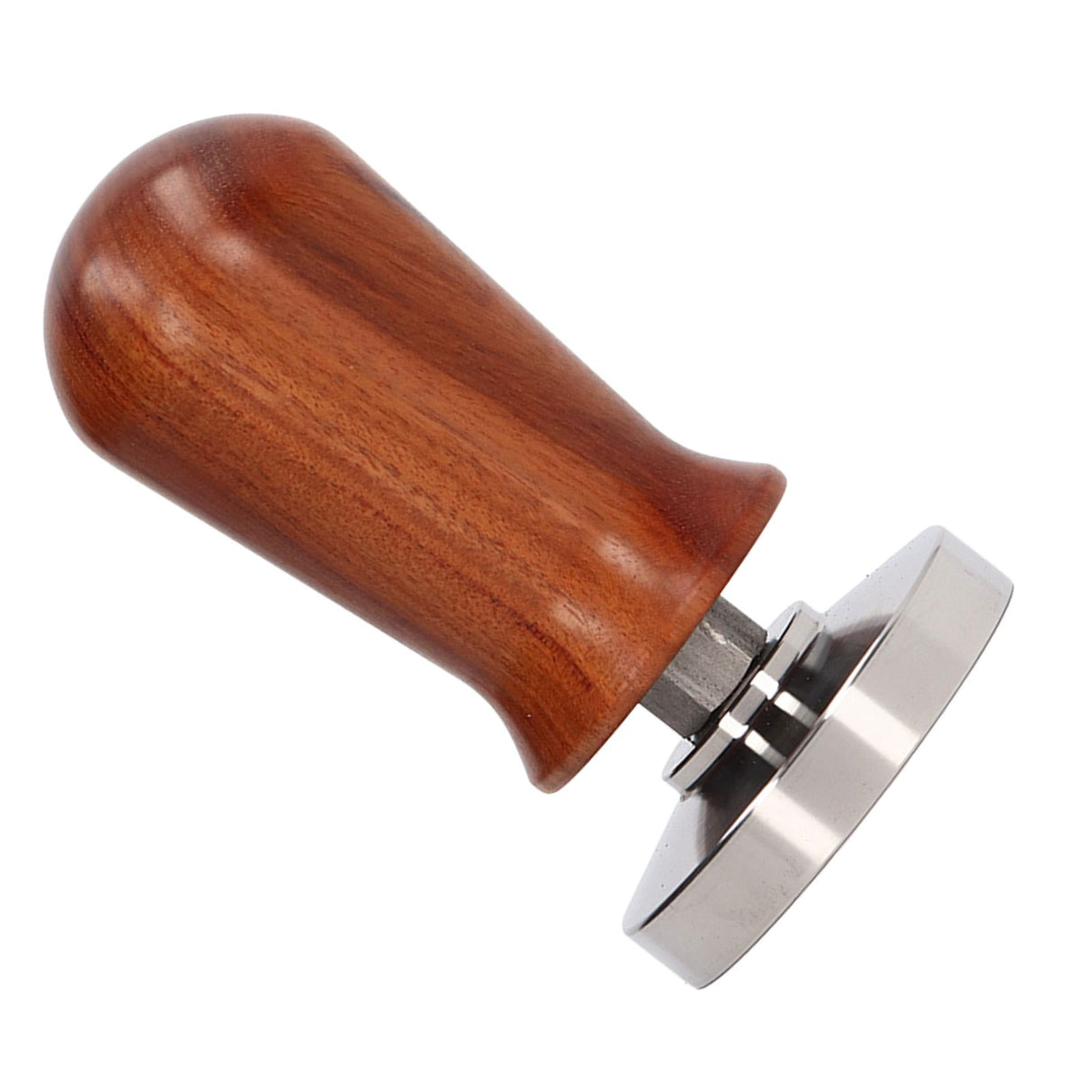 Coffee Tamper Separate Design Stainless Steel Ergonomic Wood Handle Portable Tamper Tool for Home Coffee Shop 58MM