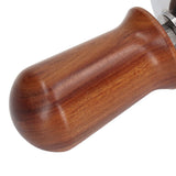 Coffee Tamper Separate Design Stainless Steel Ergonomic Wood Handle Portable Tamper Tool for Home Coffee Shop 58MM