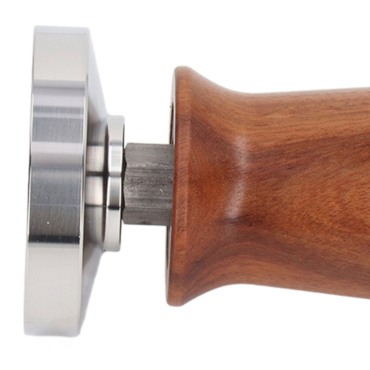 Coffee Tamper Separate Design Stainless Steel Ergonomic Wood Handle Portable Tamper Tool for Home Coffee Shop 58MM
