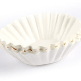 Disposable Coffee Filter Set Basket Coffee Filter Paper Replacement Accessory for Coffee Maker 50 Sheet - Front View