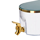 Cold Water Pot High Temperature Resistant Dustproof Press Bibcock Large Capacity Drink Pot for Kitchen Home Light Luxury Green