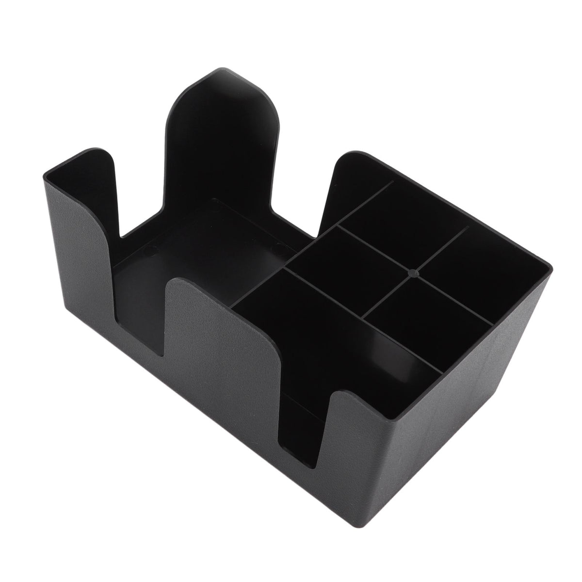 Coffee Station Organizer Multifunction Classification ABS Upright Coffee Condiment Organizer with 6 Compartments