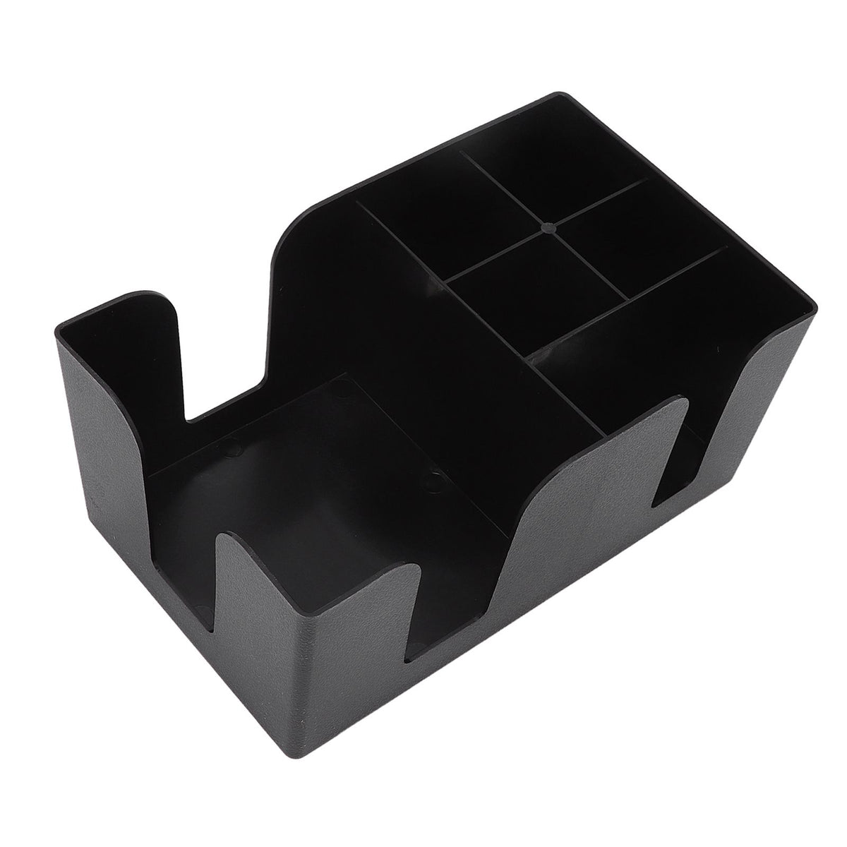 Coffee Station Organizer Multifunction Classification ABS Upright Coffee Condiment Organizer with 6 Compartments