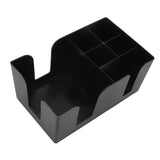 Coffee Station Organizer Multifunction Classification ABS Upright Coffee Condiment Organizer with 6 Compartments