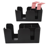 Coffee Station Organizer Multifunction Classification ABS Upright Coffee Condiment Organizer with 6 Compartments - Extra Image