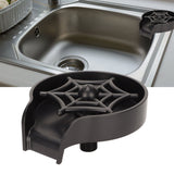Kitchen Sink Faucet Bottle Washer Bar Glass Cleaner Quick Rinser Automatic Flushing Device