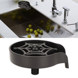 Kitchen Sink Faucet Bottle Washer Bar Glass Cleaner Quick Rinser Automatic Flushing Device