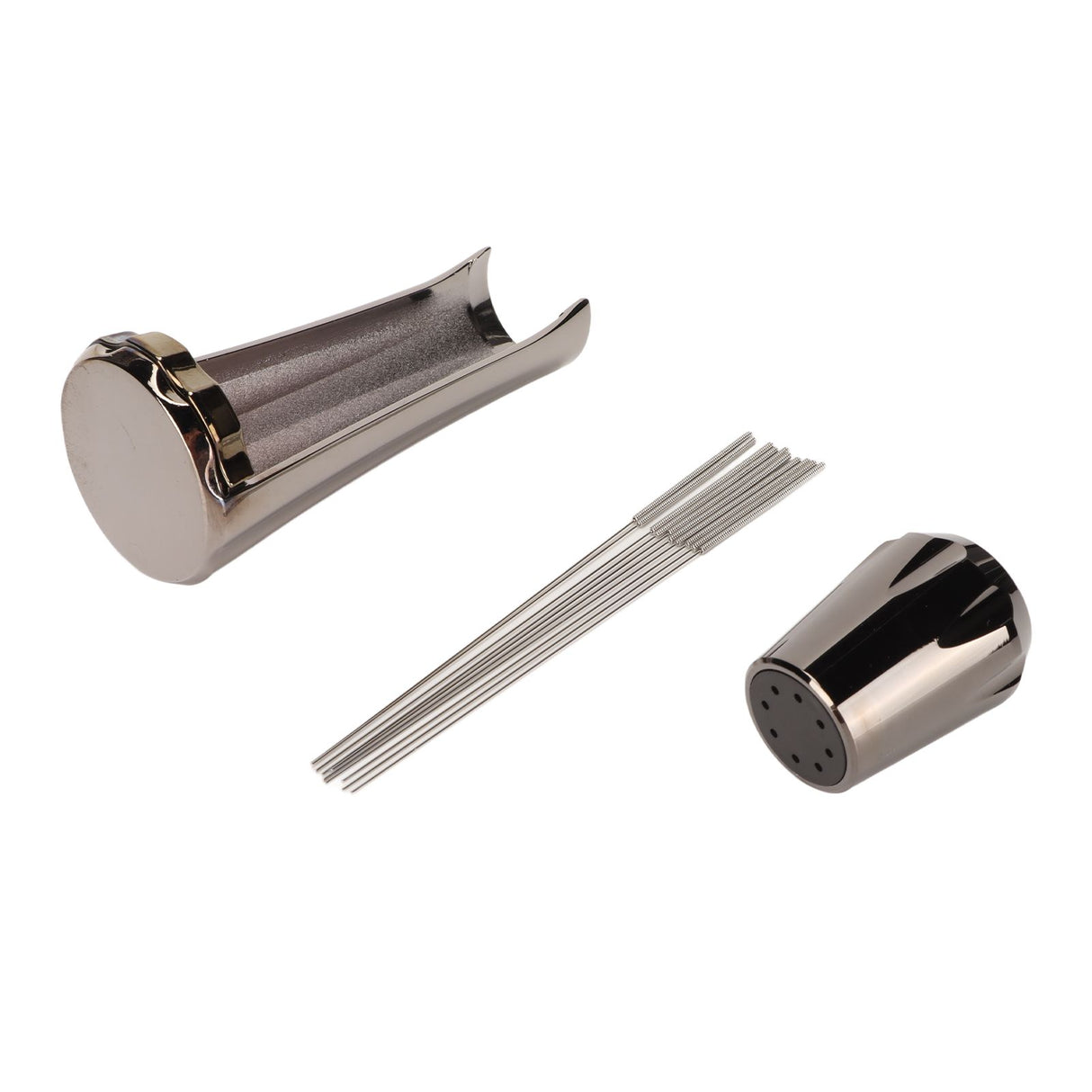 Stainless Steel Coffee Powder Stirring Tool Coffee Stirrer Distribution Tool for Home Kitchen Dinning Room Gray