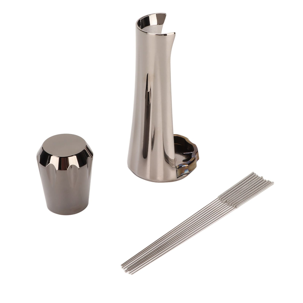 Stainless Steel Coffee Powder Stirring Tool Coffee Stirrer Distribution Tool for Home Kitchen Dinning Room Gray