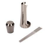 Stainless Steel Coffee Powder Stirring Tool Coffee Stirrer Distribution Tool for Home Kitchen Dinning Room Gray - Side View