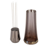 Stainless Steel Coffee Powder Stirring Tool Coffee Stirrer Distribution Tool for Home Kitchen Dinning Room Gray