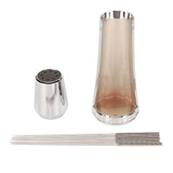 Stainless Steel Coffee Powder Stirring Tool Coffee Stirrer Distribution Tool for Home Kitchen Dinning Room Silver