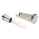 Stainless Steel Coffee Powder Stirring Tool Coffee Stirrer Distribution Tool for Home Kitchen Dinning Room Silver